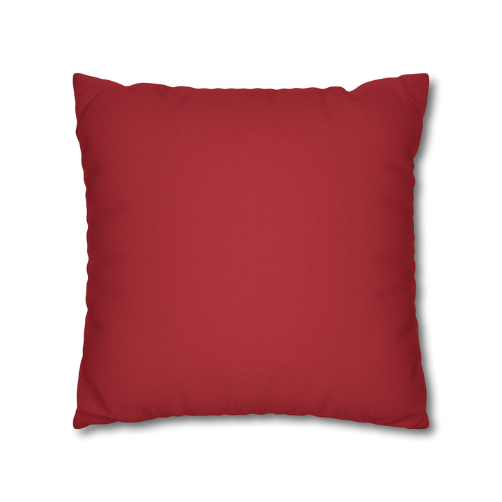 Holiday Pillow from "Learn, Lead, Believe" Collection with Acrostic Poem Spelling out "Believe".