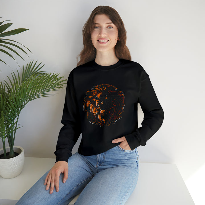 Astrology Sweatshirt with Acrostic Poem Spelling out "Leo"