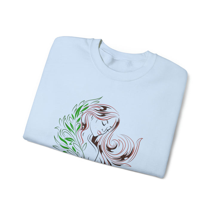 Astrology Sweatshirt with Acrostic Poem Spelling out "Virgo"
