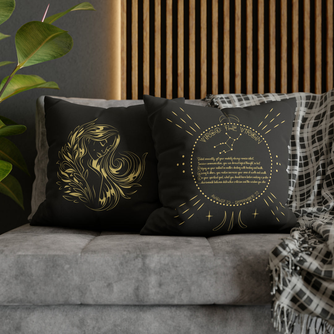 Written in the Stars Pillowcase/Cover Spelling Out "Virgo"