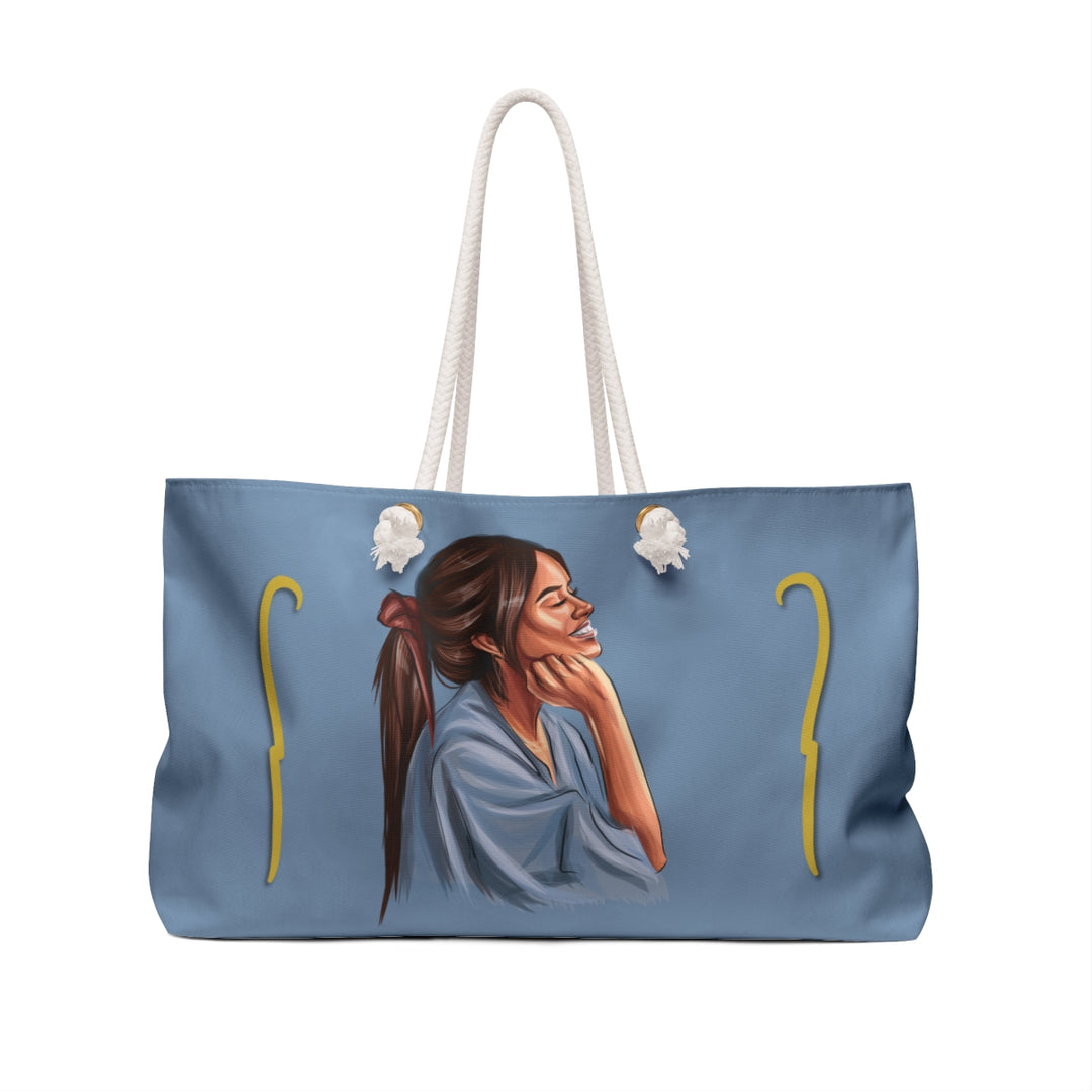 Forever Friends Acrostic Poem Weekender Tote Bag - Blue - No Personalization