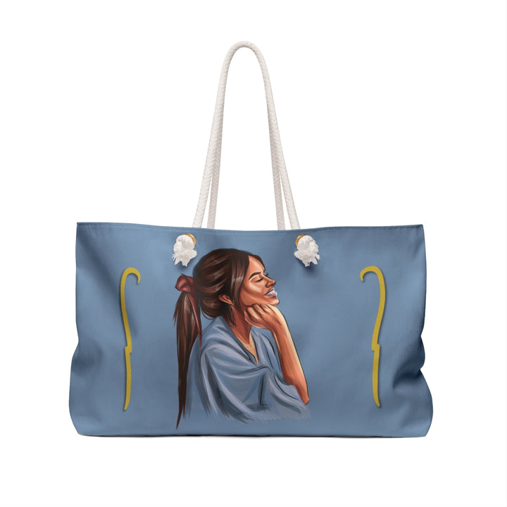Forever Friends Acrostic Poem Weekender Tote Bag - Blue - No Personalization