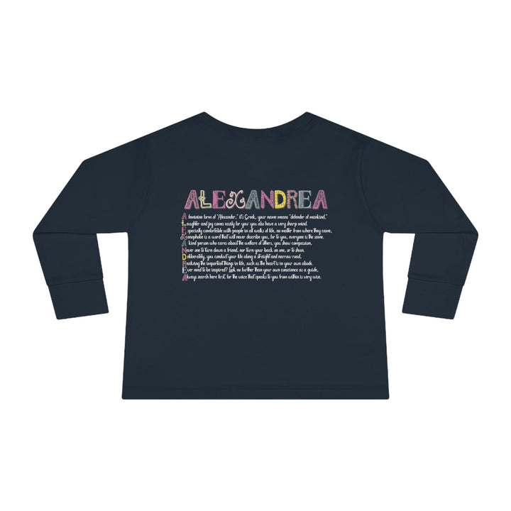 Personalized Name T-shirt, Toddler Long Sleeve T-Shirt, Baby Elephant and Mommy T-shirt, Baby Elephant Toddler T-Shirt Acrostic Poem T-Shirt