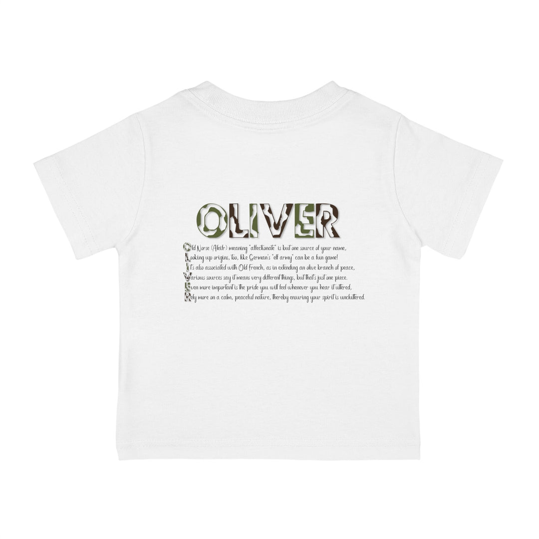 Infant Cotton Jersey Tee, Personalized Baby T-shirts, Boy Names, Birthday Gift for Boys, Baby Shower Boy, Namesakes, Acrostic Poem, Names