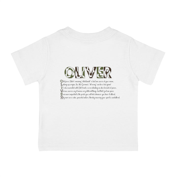 Infant Cotton Jersey Tee, Personalized Baby T-shirts, Boy Names, Birthday Gift for Boys, Baby Shower Boy, Namesakes, Acrostic Poem, Names