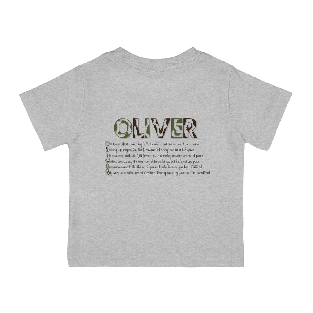 Infant Cotton Jersey Tee, Personalized Baby T-shirts, Boy Names, Birthday Gift for Boys, Baby Shower Boy, Namesakes, Acrostic Poem, Names