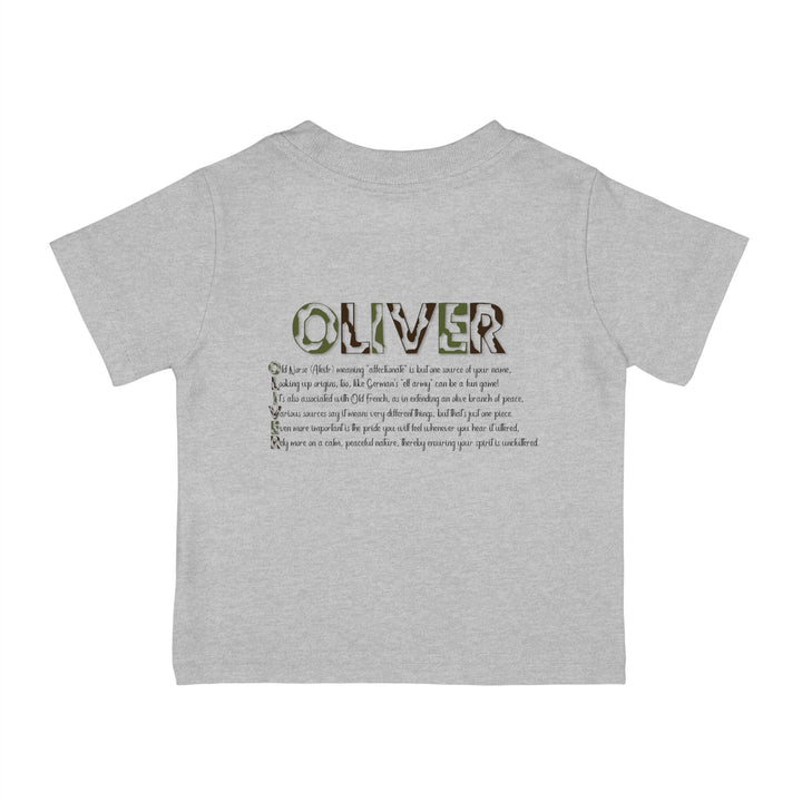 Infant Cotton Jersey Tee, Personalized Baby T-shirts, Boy Names, Birthday Gift for Boys, Baby Shower Boy, Namesakes, Acrostic Poem, Names