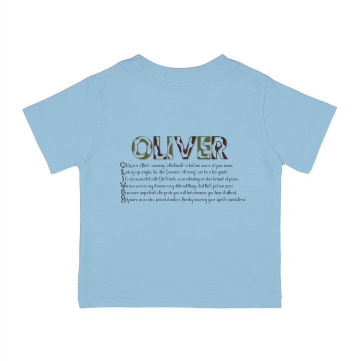Infant Cotton Jersey Tee, Personalized Baby T-shirts, Boy Names, Birthday Gift for Boys, Baby Shower Boy, Namesakes, Acrostic Poem, Names