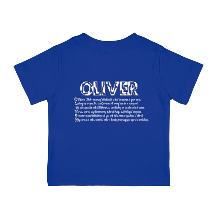 Infant Cotton Jersey Tee, Personalized Baby T-shirts, Boy Names, Birthday Gift for Boys, Baby Shower Boy, Namesakes, Acrostic Poem, Names