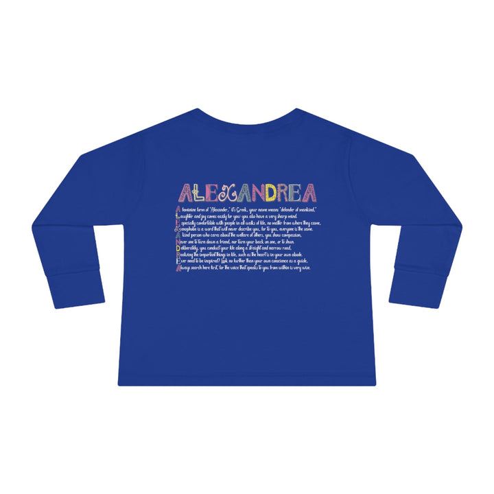 Personalized Name T-shirt, Toddler Long Sleeve T-Shirt, Baby Elephant and Mommy T-shirt, Baby Elephant Toddler T-Shirt Acrostic Poem T-Shirt