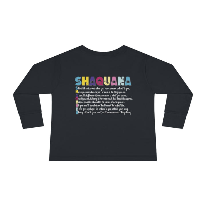 Personalized Name T-shirt, Toddler Long Sleeve T-Shirt, Seahorse T-shirt, Seahorse Toddler T-Shirt, Acrostic T-Shirt, Seahorse