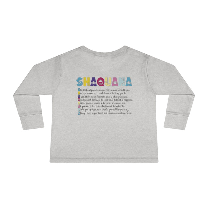 Personalized Name T-shirt, Toddler Long Sleeve T-Shirt, Seahorse T-shirt, Seahorse Toddler T-Shirt, Acrostic T-Shirt, Seahorse