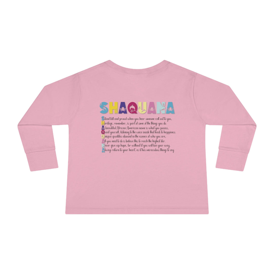 Personalized Name T-shirt, Toddler Long Sleeve T-Shirt, Seahorse T-shirt, Seahorse Toddler T-Shirt, Acrostic T-Shirt, Seahorse