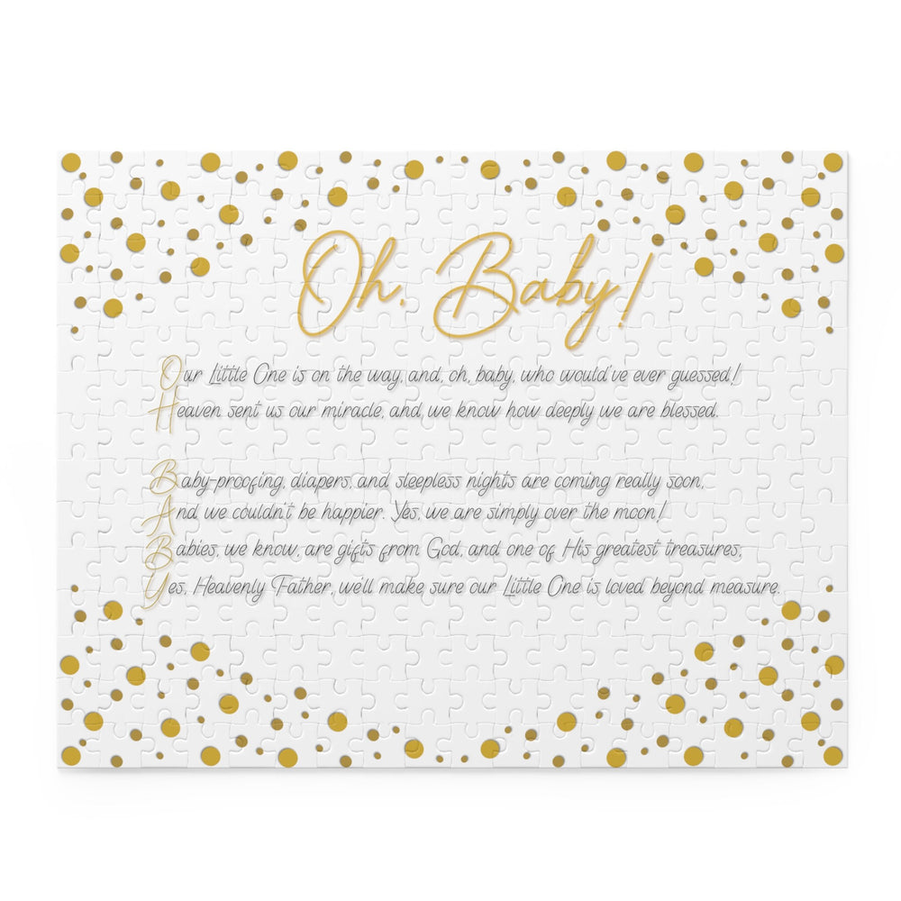 Baby Shower, Baby Shower Puzzle, Baby Shower Accessories, Baby Shower Decor, Baby Shower Ideas, Oh, Baby! New Mother, Acrostic Poem
