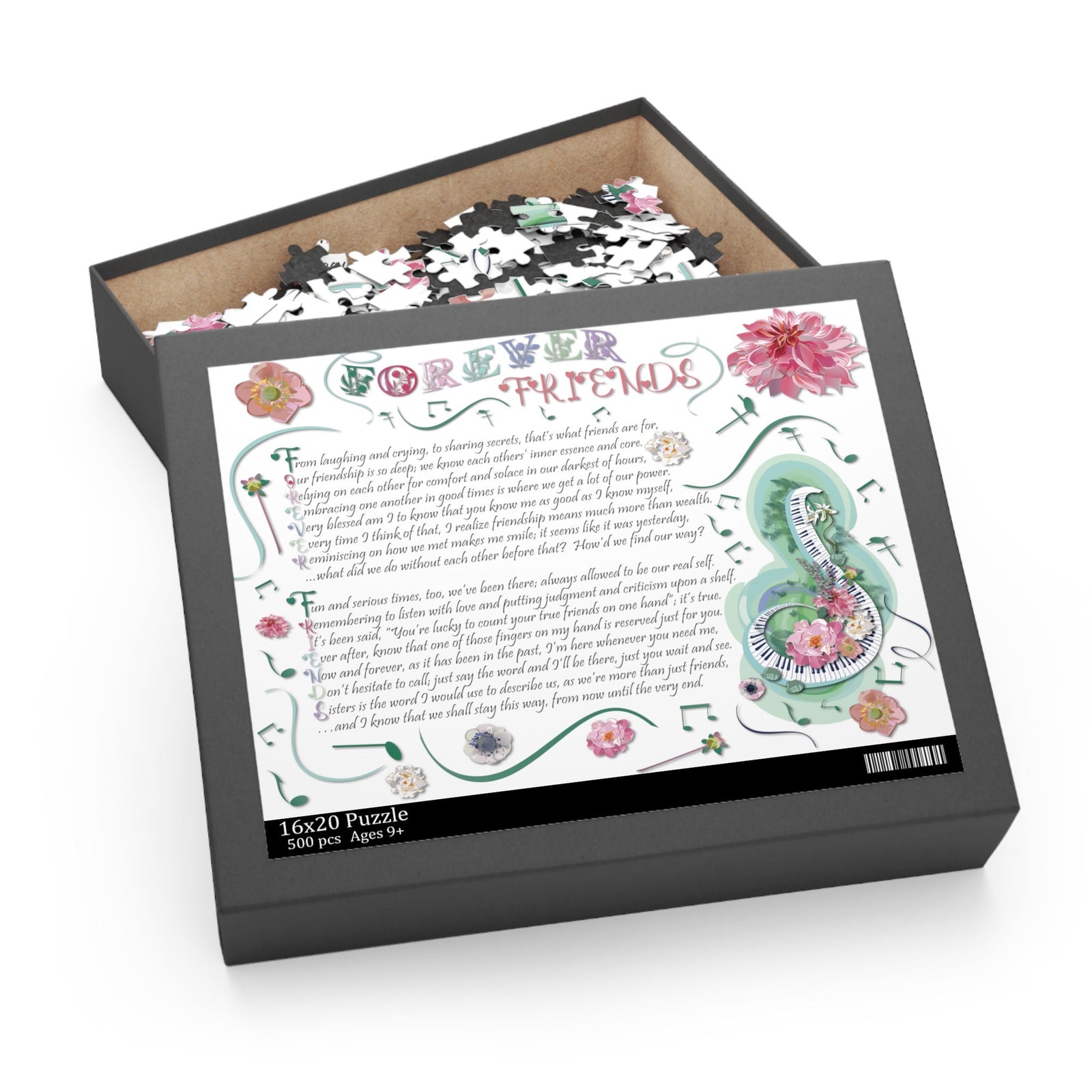 Forever Friends Puzzle, Best Friend Gift, Besties Puzzle, Unique Gift for Best Friend, Best Friends, Best Friends Forever, BFF, BFFIE