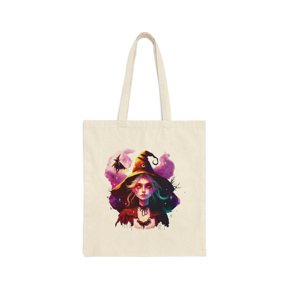 Acrostic Poem spelling out "Happy Halloween" Creepy Witch Candy Bag Tote for Kids. Great gift for Trick or Treaters!