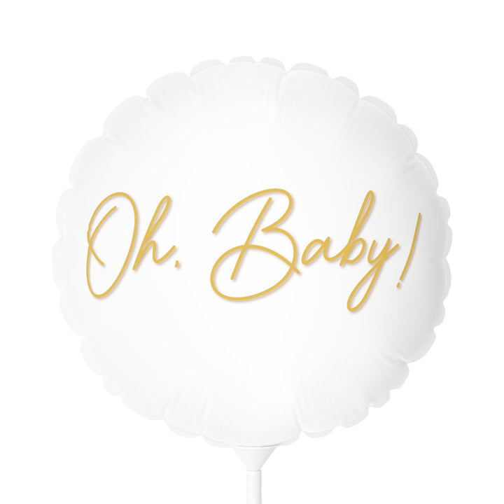 Oh, Baby! Baby Shower Balloon. Poem spells out, "Oh, Baby!" Great as Accessories and Decorations.