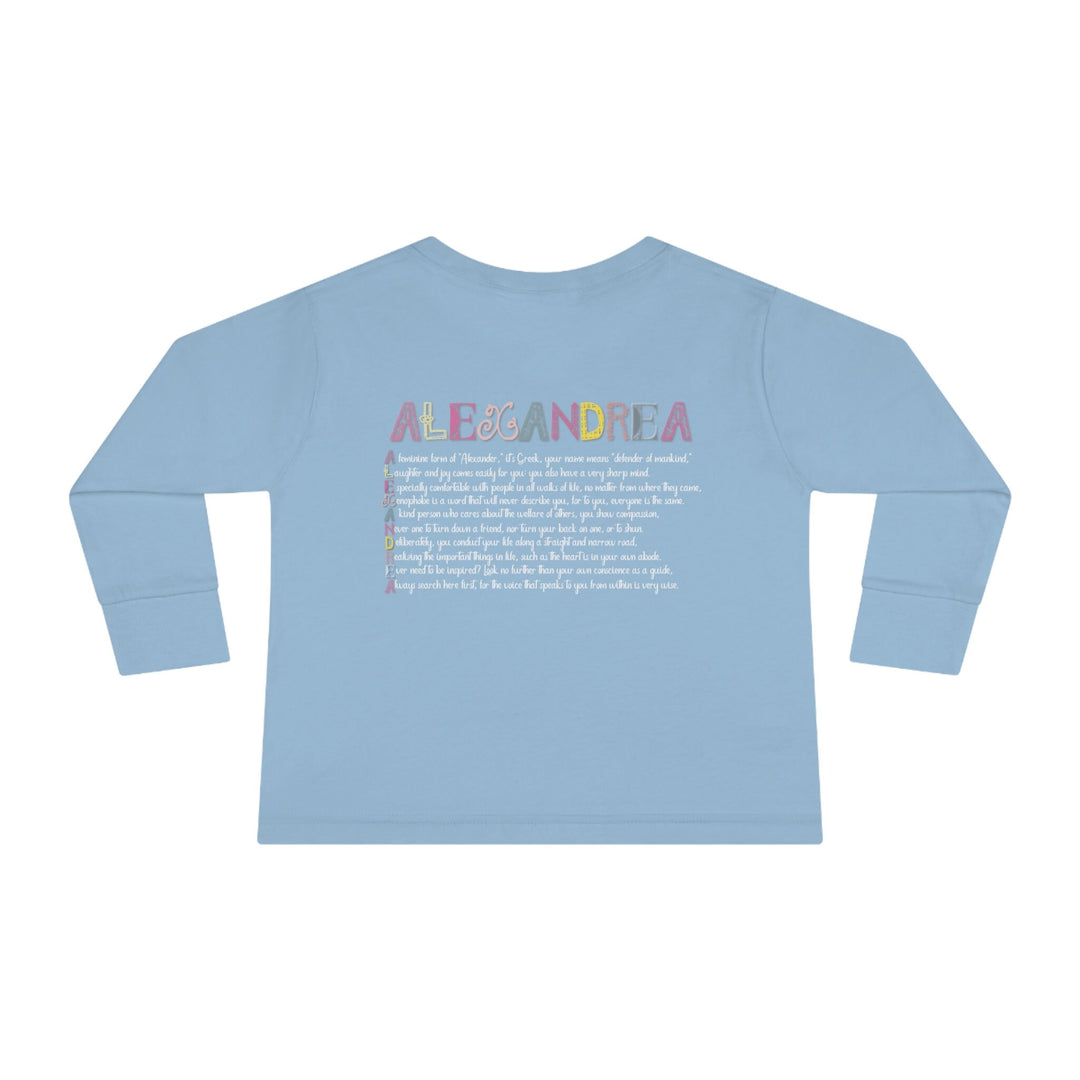 Personalized Name T-shirt, Toddler Long Sleeve T-Shirt, Baby Elephant and Mommy T-shirt, Baby Elephant Toddler T-Shirt Acrostic Poem T-Shirt