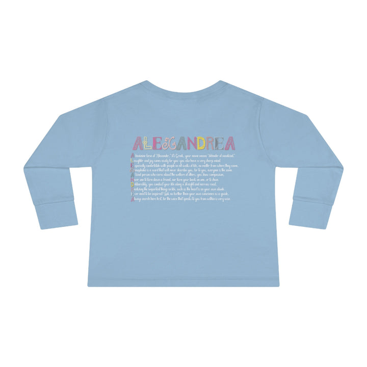 Personalized Name T-shirt, Toddler Long Sleeve T-Shirt, Baby Elephant and Mommy T-shirt, Baby Elephant Toddler T-Shirt Acrostic Poem T-Shirt