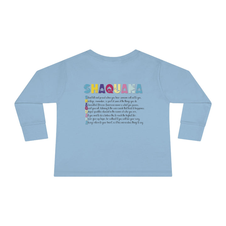 Personalized Name T-shirt, Toddler Long Sleeve T-Shirt, Seahorse T-shirt, Seahorse Toddler T-Shirt, Acrostic T-Shirt, Seahorse