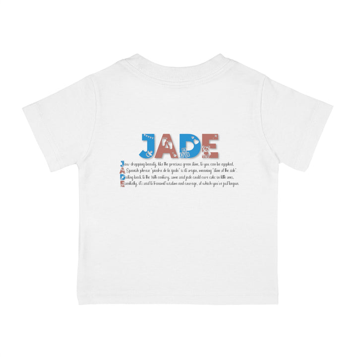 Baby Short Sleeve Tee, Personalized Baby T-shirts, Girl Names, Birthday Gift for Girls, Baby Shower Girl, Namesakes, Acrostic Poem