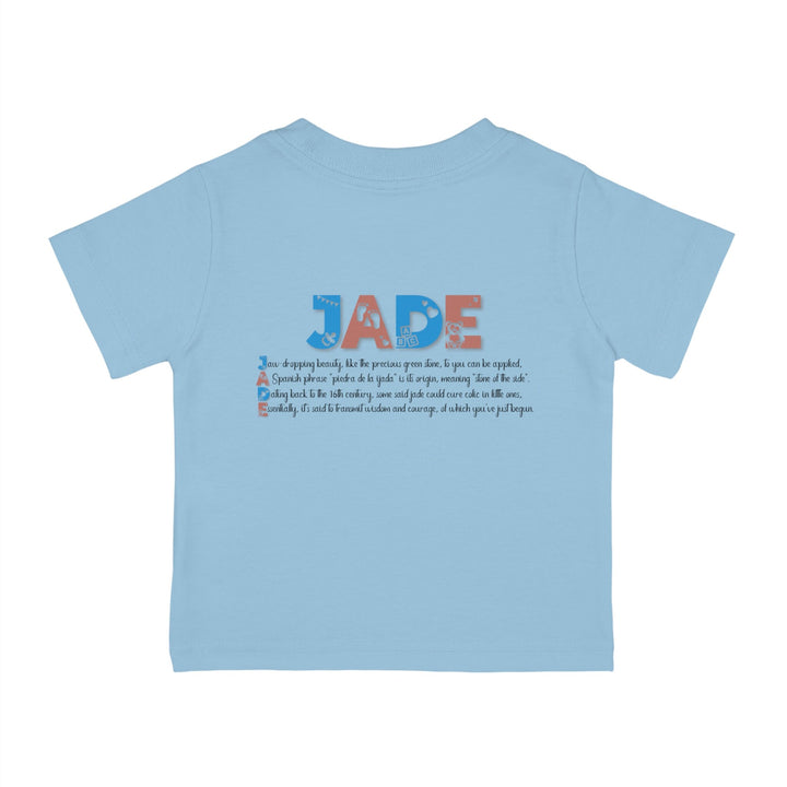 Baby Short Sleeve Tee, Personalized Baby T-shirts, Girl Names, Birthday Gift for Girls, Baby Shower Girl, Namesakes, Acrostic Poem