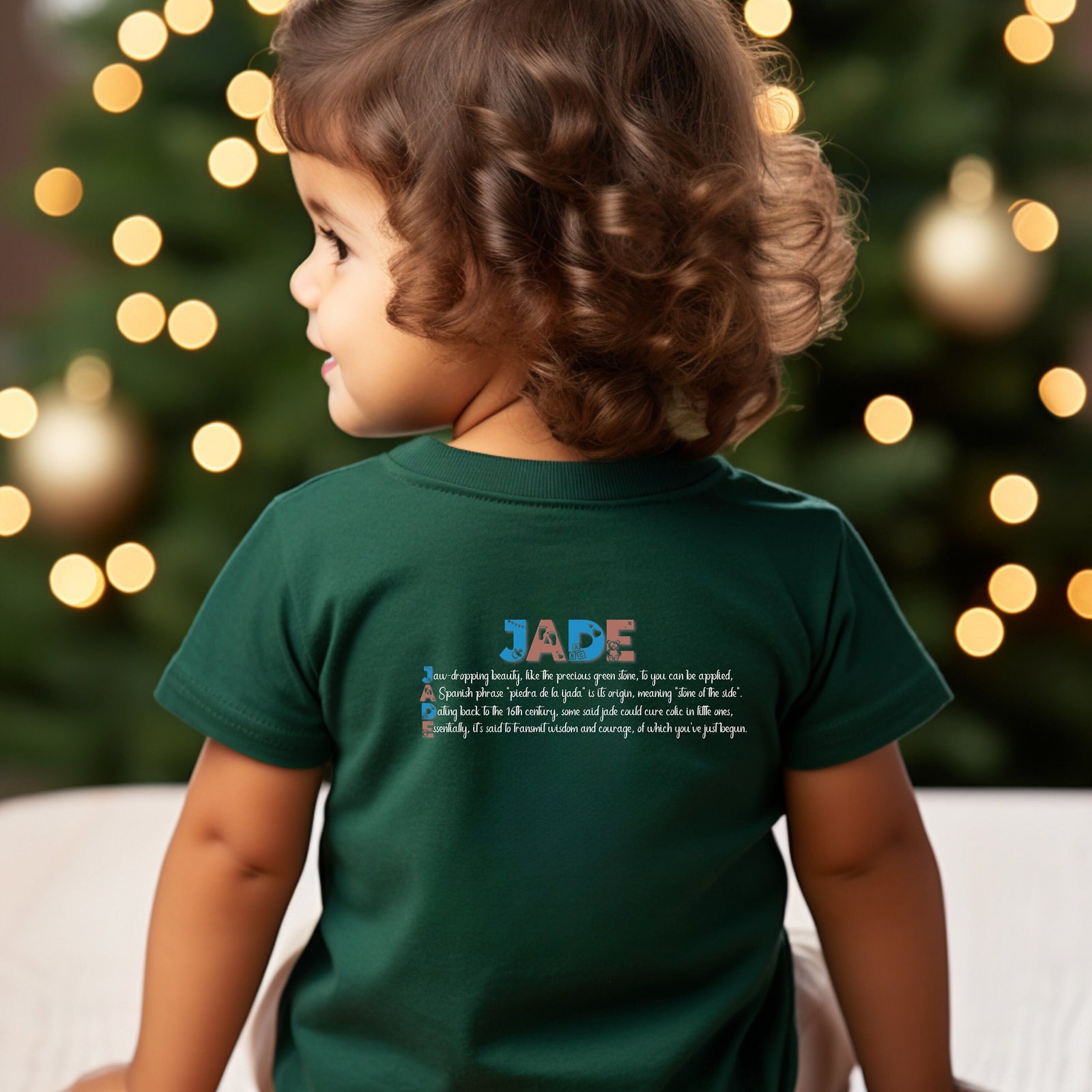 Baby Short Sleeve Tee, Personalized Baby T-shirts, Girl Names, Birthday Gift for Girls, Baby Shower Girl, Namesakes, Acrostic Poem