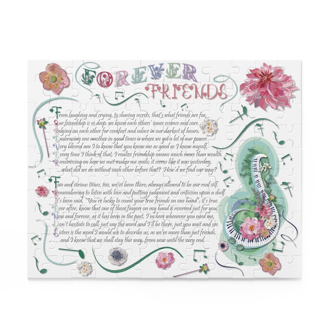 Forever Friends Puzzle, Best Friend Gift, Besties Puzzle, Unique Gift for Best Friend, Best Friends, Best Friends Forever, BFF, BFFIE