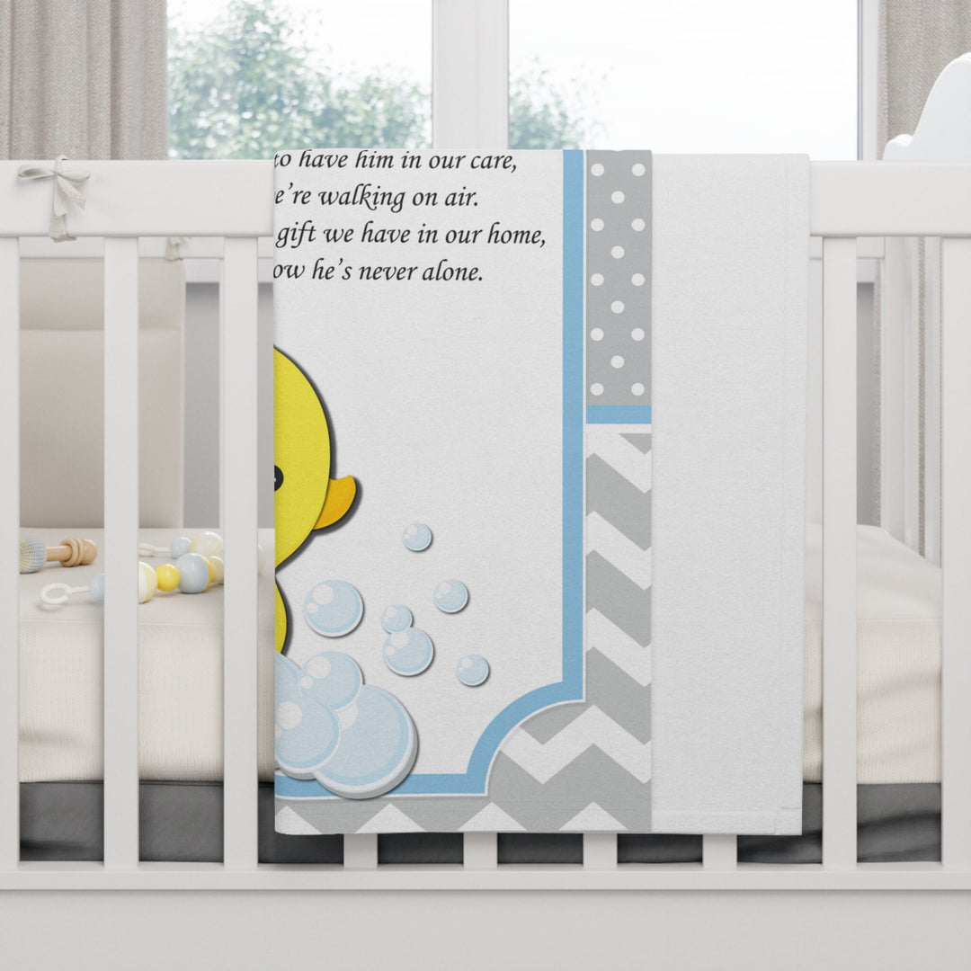 Personalized Baby Blanket, It's a Boy, Baby Shower, Nursery decor, Newborn Boy Blanket, Baby Shower Gift, Unique Baby Blanket, Acrostic Poem