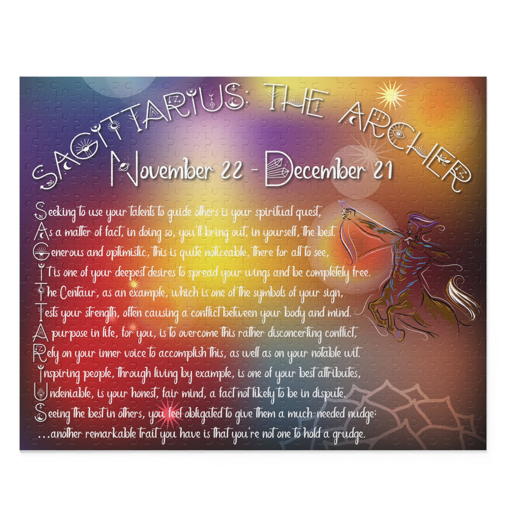 Written in the Stars "Sagittarius" Acrostic Puzzle