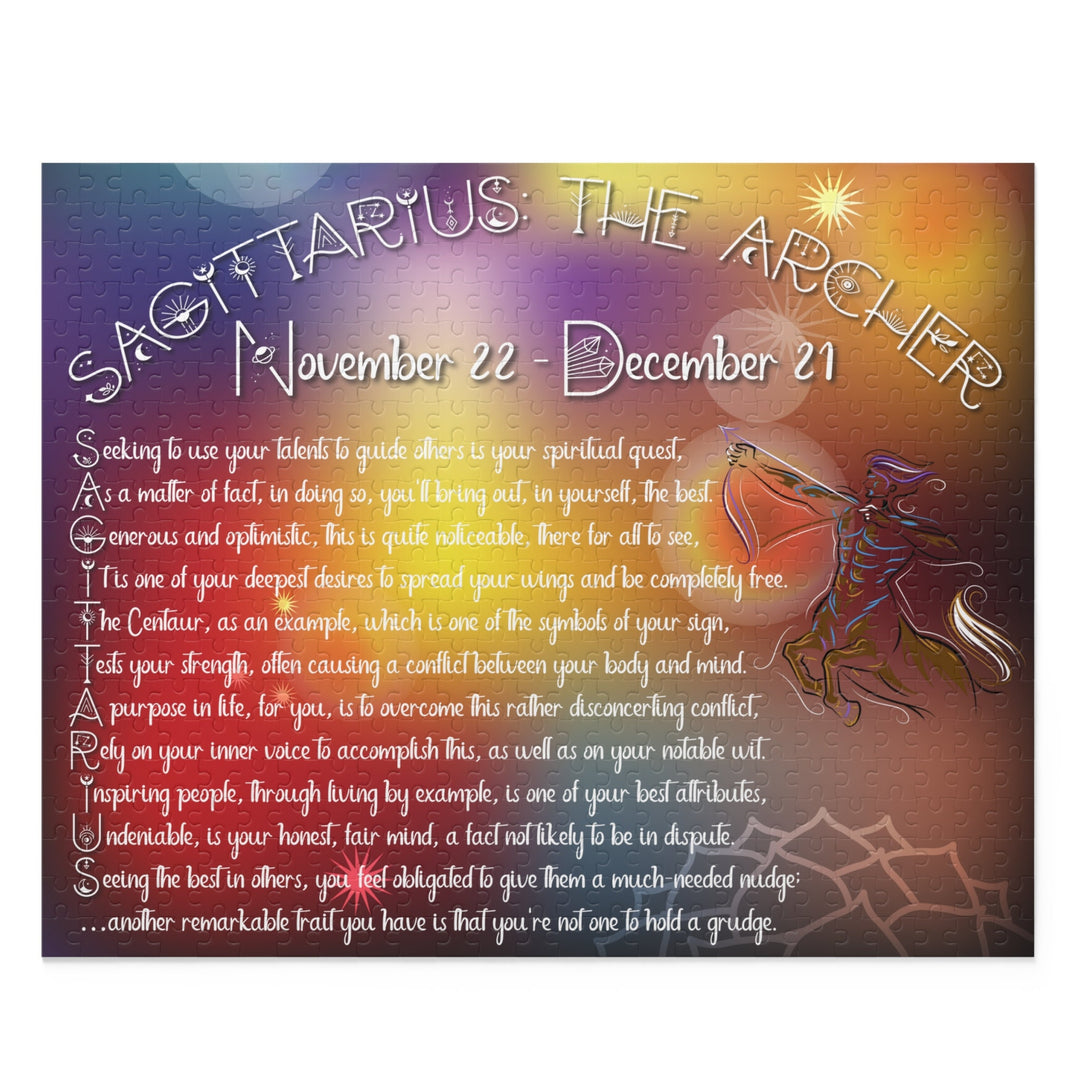 Written in the Stars "Sagittarius" Acrostic Puzzle