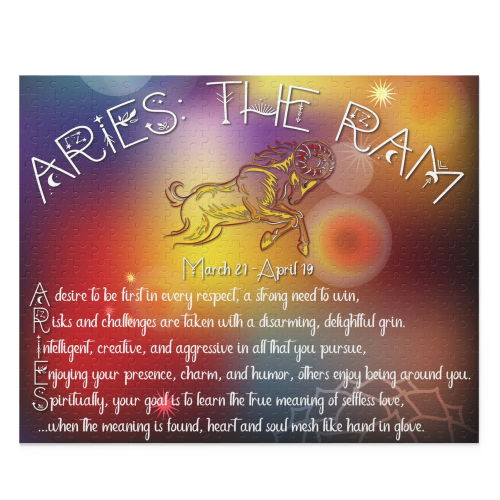 Written in the Stars "Aries" Acrostic Puzzle