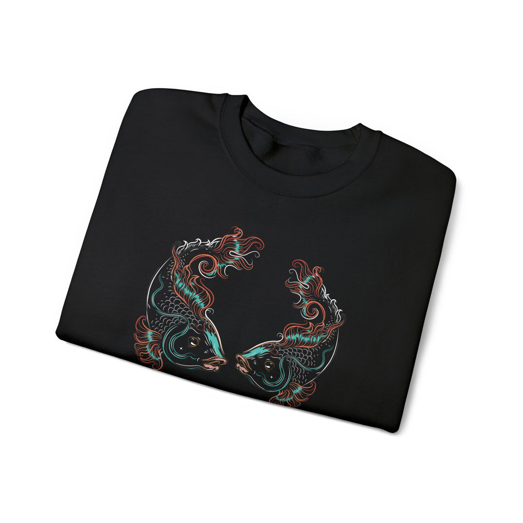 Astrology Sweatshirt with Acrostic Poem Spelling out "Pisces". Great Birthday or Christmas Horoscope Sign Gift for Any Zodiac Lover.