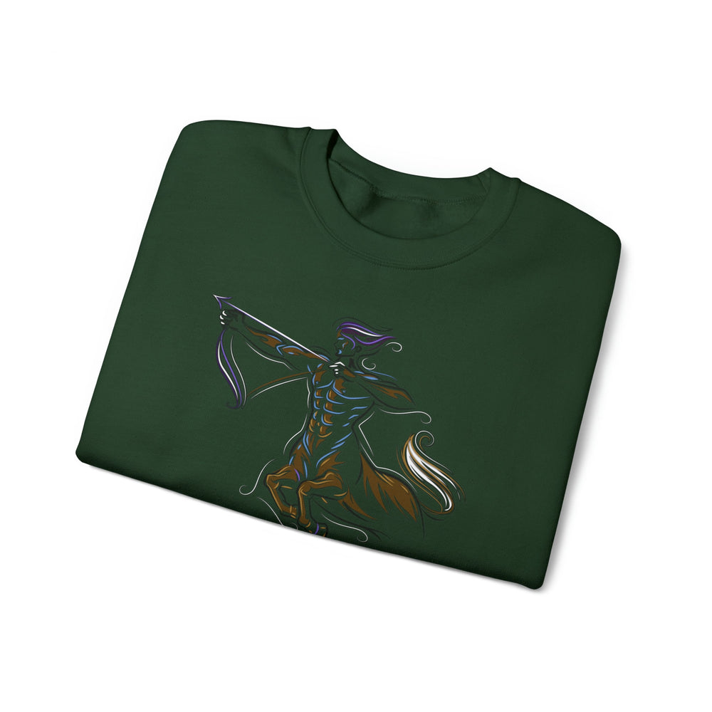 Astrology Sweatshirt with Acrostic Poem Spelling out "Sagittarius". Great Birthday or Christmas Horoscope Sign Gift for Any Zodiac Lover.