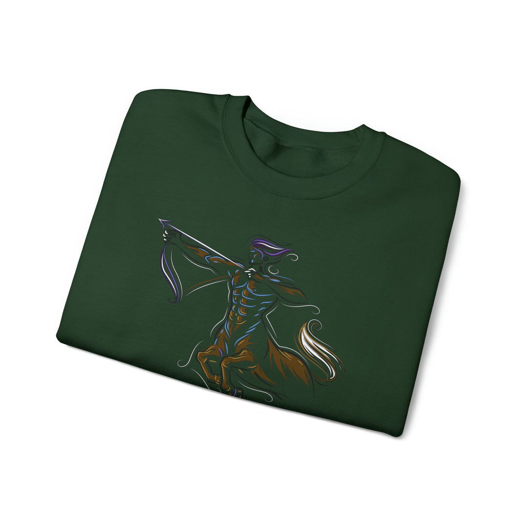 Astrology Sweatshirt with Acrostic Poem Spelling out "Sagittarius". Great Birthday or Christmas Horoscope Sign Gift for Any Zodiac Lover.