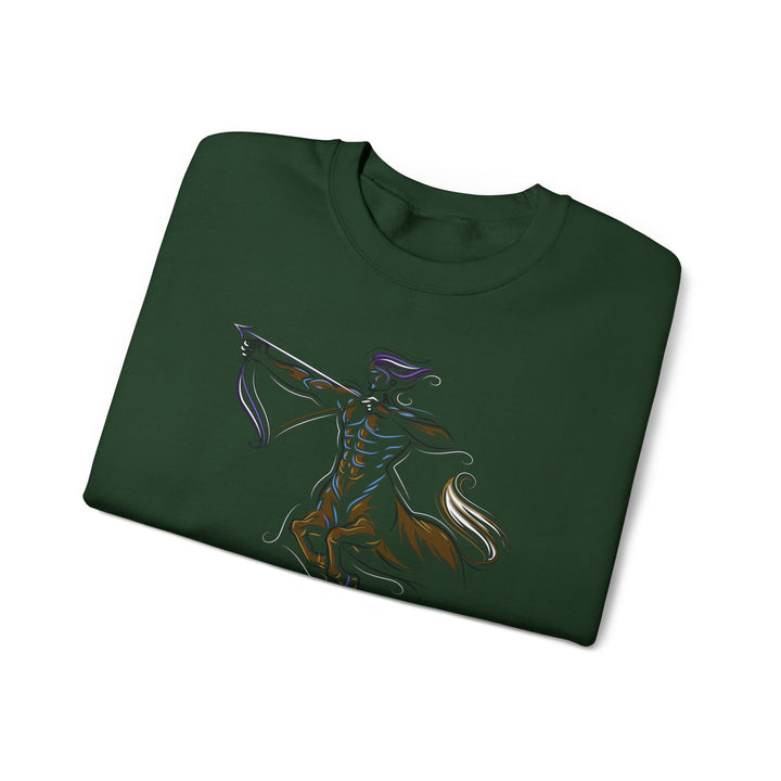 Astrology Sweatshirt with Acrostic Poem Spelling out "Sagittarius". Great Birthday or Christmas Horoscope Sign Gift for Any Zodiac Lover.