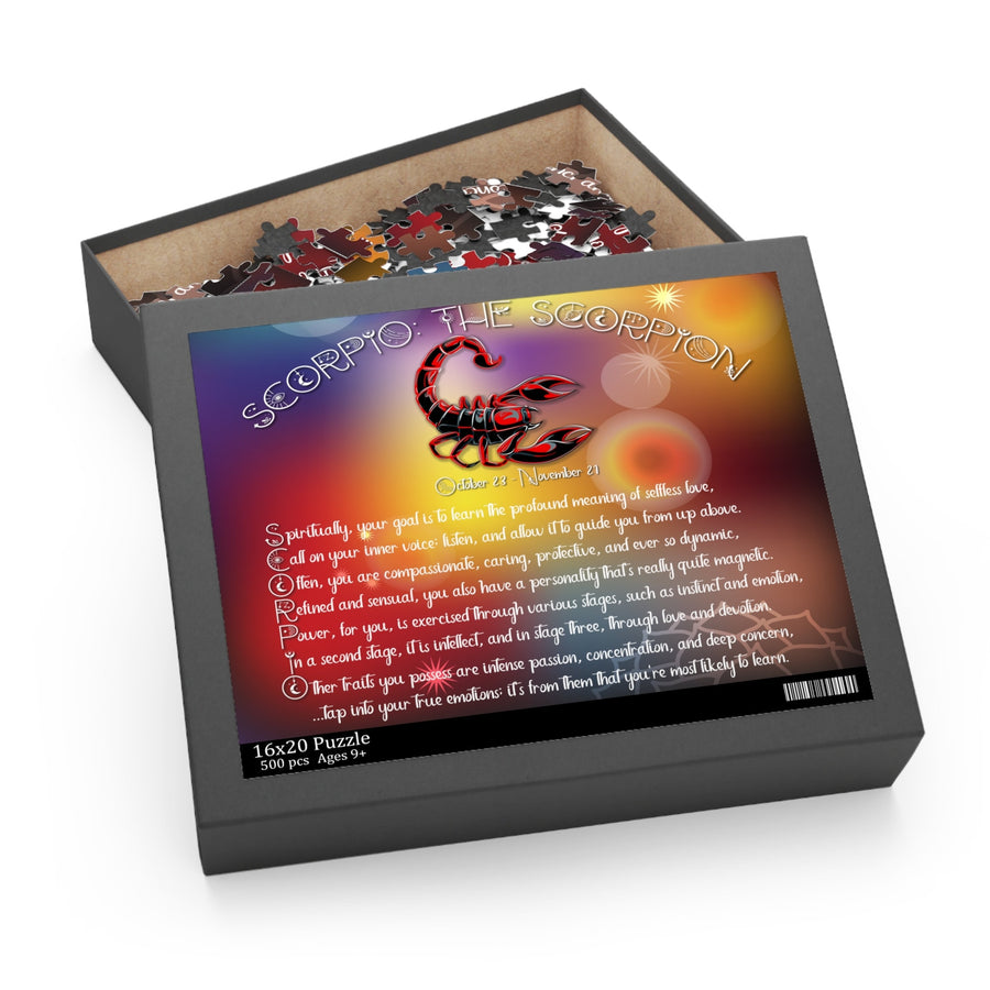 Written in the Stars "Scorpio" Acrostic Puzzle