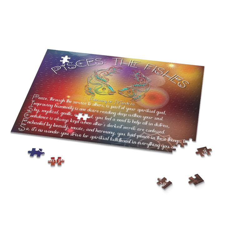 Written in the Stars "Pisces" Acrostic Puzzle
