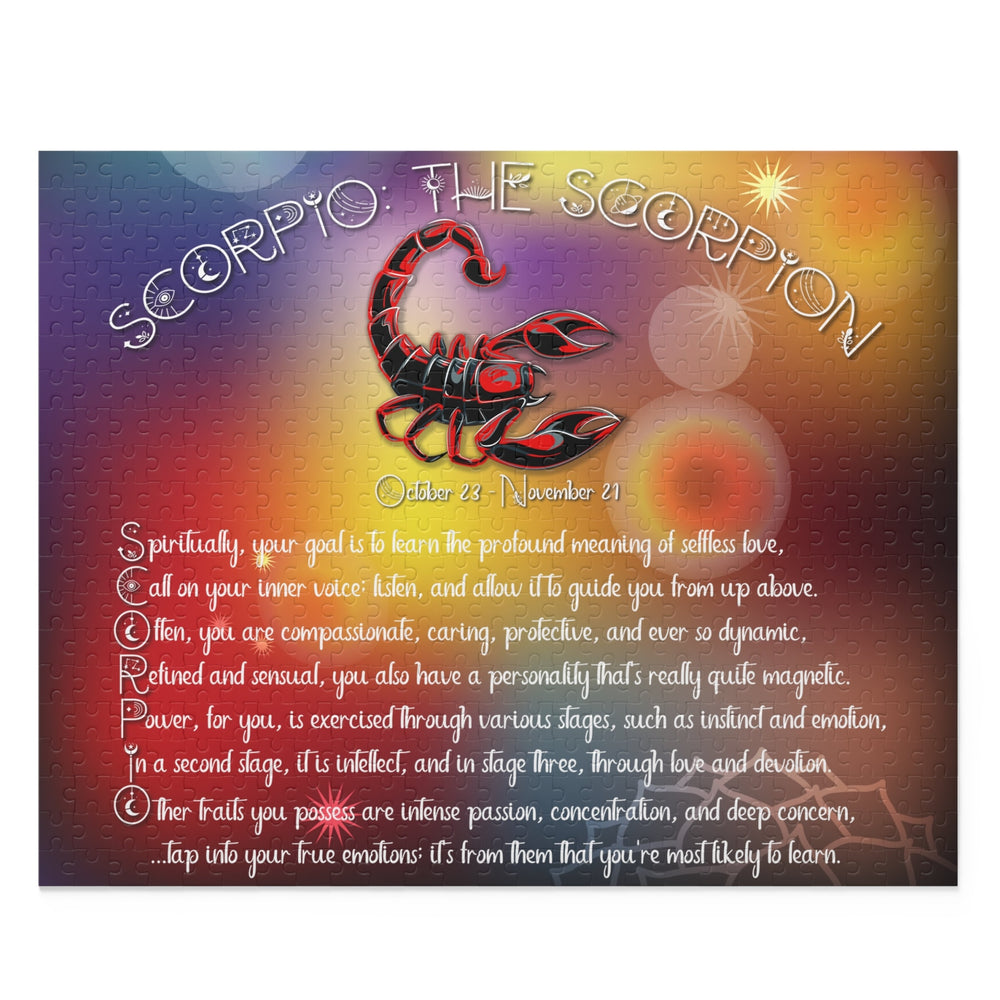 Written in the Stars "Scorpio" Acrostic Puzzle