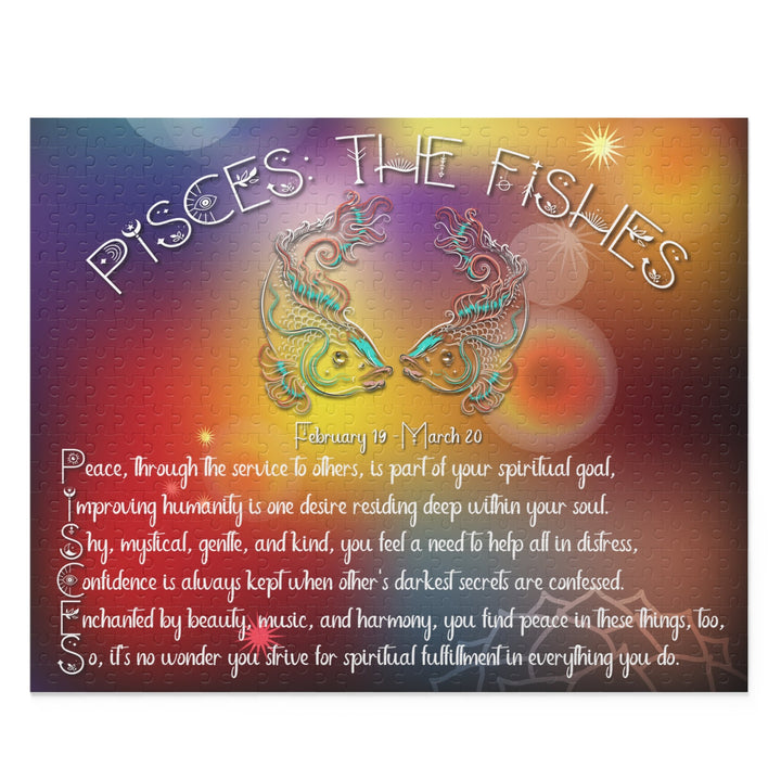 Written in the Stars "Pisces" Acrostic Puzzle
