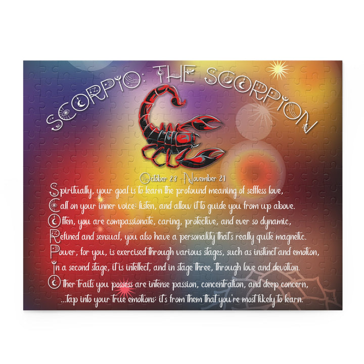 Written in the Stars "Scorpio" Acrostic Puzzle