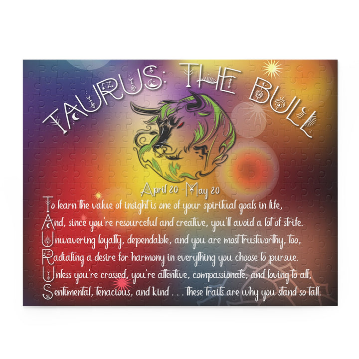 Written in the Stars "Taurus" Acrostic Puzzle