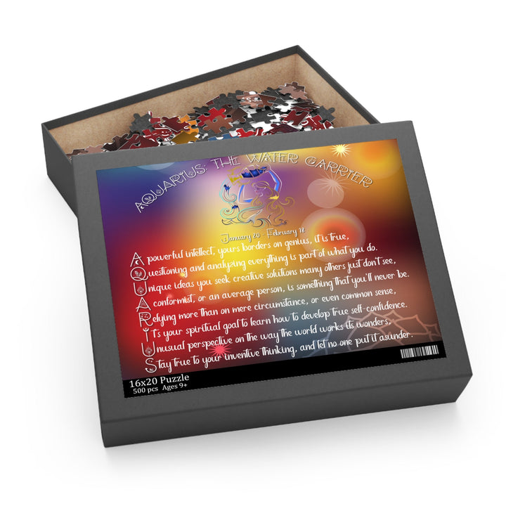 Written in the Stars "Aquarius" Acrostic Puzzle