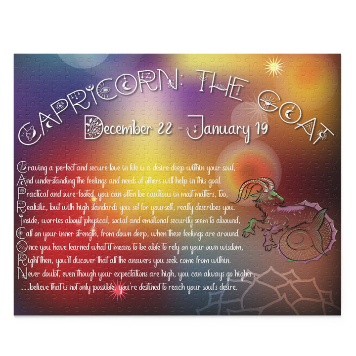 Written in the Stars "Capricorn" Acrostic Puzzle