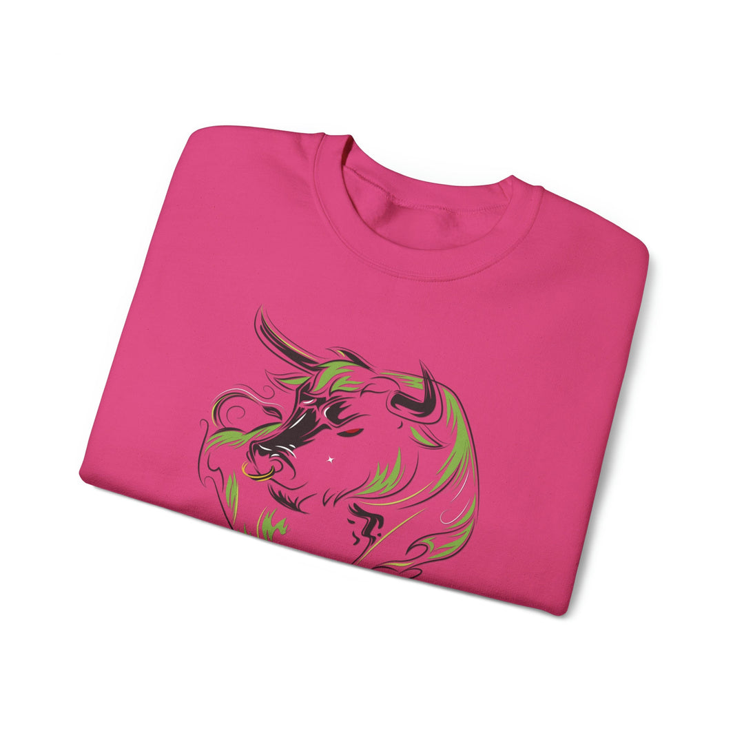 Astrology Sweatshirt with Acrostic Poem Spelling out "Taurus". Great Birthday or Christmas Horoscope Sign Gift for Any Zodiac Lover.